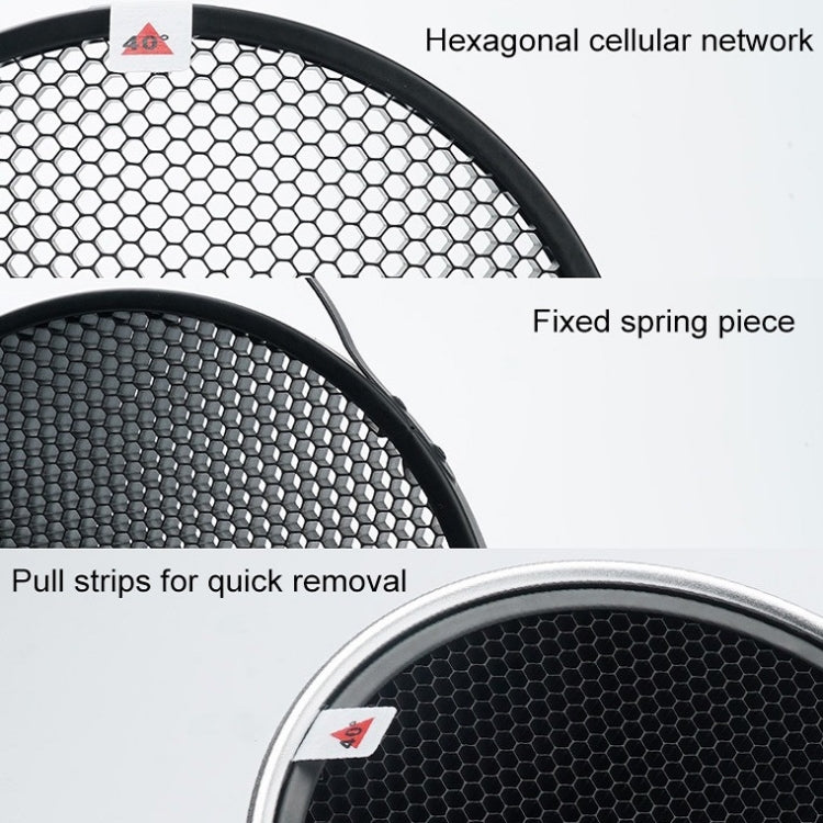 GODOX SN1002 Honeycomb Mesh Reflector Light Effect Accessory For 17cm Standard Cover, Density: 30��