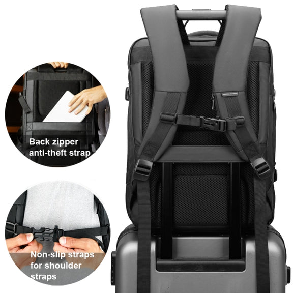 Mark Ryden 17.3 Inch Men Large Capacity Oxford Cloth Computer Backpack,Style: Expansion Style