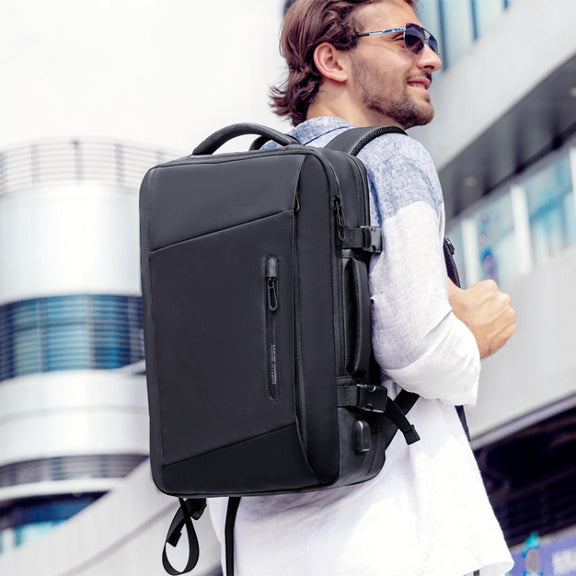 Mark Ryden 17.3 Inch Men Large Capacity Oxford Cloth Computer Backpack,Style: Expansion Style
