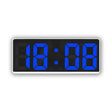 LED Bedside Alarm Clock Battery Plug-In Dual-Purpose Clock(Blue) - Alarm Clocks by PMC TechLife | Online Shopping South Africa | PMC TechLife