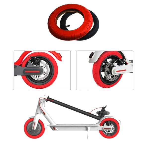 10 x 2 P1069 Inflatable Solid Tire for XiaoMi Mijia M365 Pro,Style��� Outer Tire