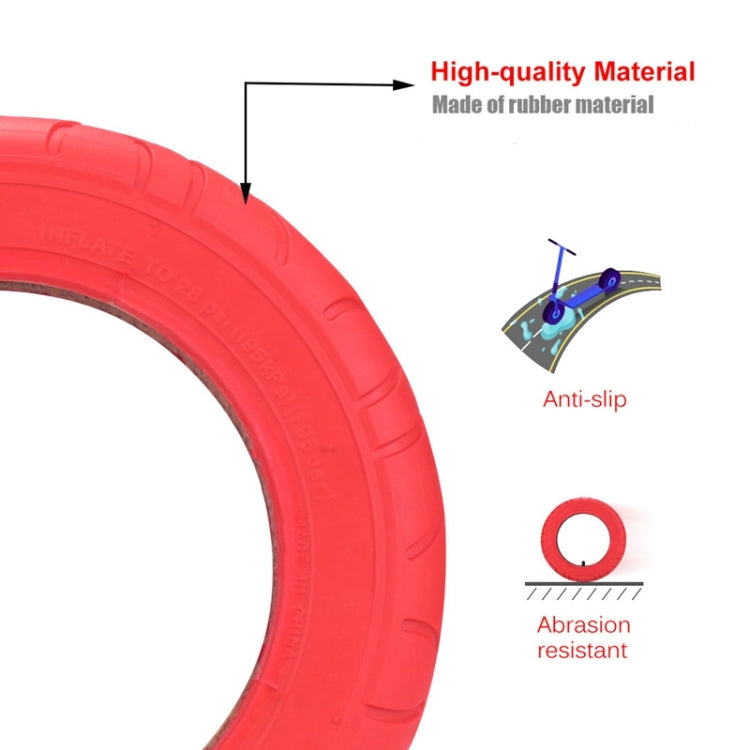 10 x 2 P1069 Inflatable Solid Tire for XiaoMi Mijia M365 Pro,Style��� Outer Tire