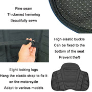Shock Absorption Heat Insulation Breathable Motorcycle Seat Cushion, Style: Saddle Type