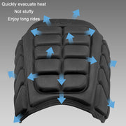 Shock Absorption Heat Insulation Breathable Motorcycle Seat Cushion, Style: Saddle Type