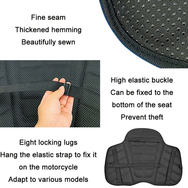 Shock Absorption Heat Insulation Breathable Motorcycle Seat Cushion, Style: Butterfly Type