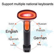 Kefar Supermarket Store Cashier Wired Red Light Scanner 1D Barcode