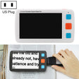 5.0 inch Portable HD Electronic Vision Aid Low Vision Magnifying Glass Reader, US Plug(White) - Hand Held Style by PMC TechLife | Online Shopping South Africa | PMC TechLife