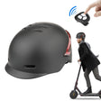 Cycling Helmet Ultralight Bicycle Helmet with Warning Light Remote Control(Black) - Protective Helmet & Masks by PMC TechLife | Online Shopping South Africa | PMC TechLife | Buy Now Pay Later Mobicred