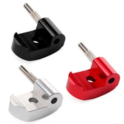 High-density Alloy Steel Electric Scooter Folding Hook for Xiaomi M365 / Pro,Style: Silver+1 Dowel