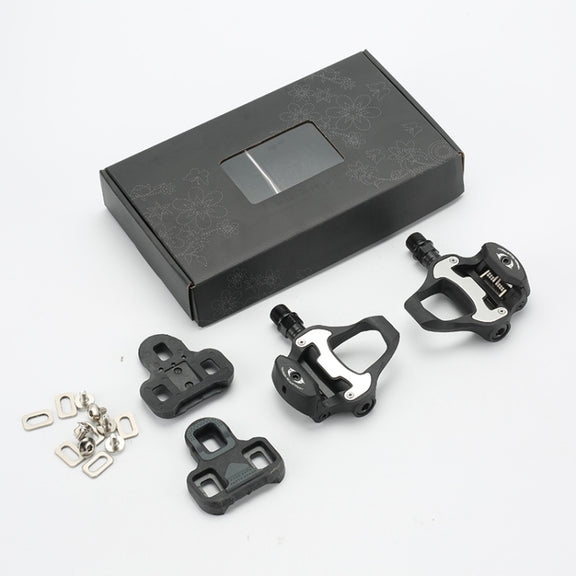 RACEWORK 01455 Road Bike Self-locking Pedals(Black)