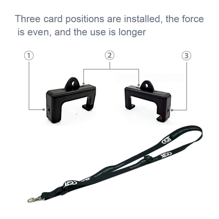 CQT Remote Control Lanyard With Hook For DJI Mavic Air 2/2S/Mini 2 /Mini 3 Pro,Style: Only Buckle