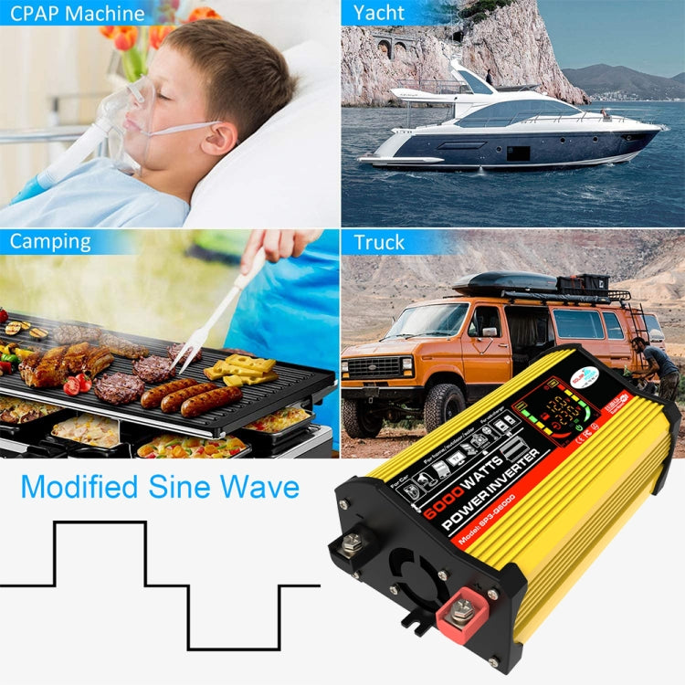 Saga 3 Generations Home Solar Generator Inverter+30A Controller+18W 12V Solar Panel, Specification: Yellow 12V To 220V