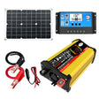 Saga 3 Generations Home Solar Generator Inverter+30A Controller+18W 12V Solar Panel, Specification: Yellow 12V To 110V - Modified Square Wave by PMC TechLife | Online Shopping South Africa | PMC TechLife | Buy Now Pay Later Mobicred