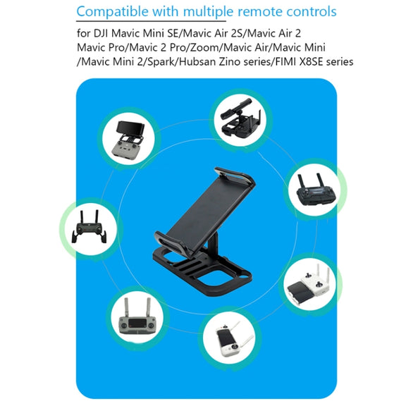 Drone Remote Controller Holder Tablet Extended Bracket Clip With Lanyard & Type-C Line