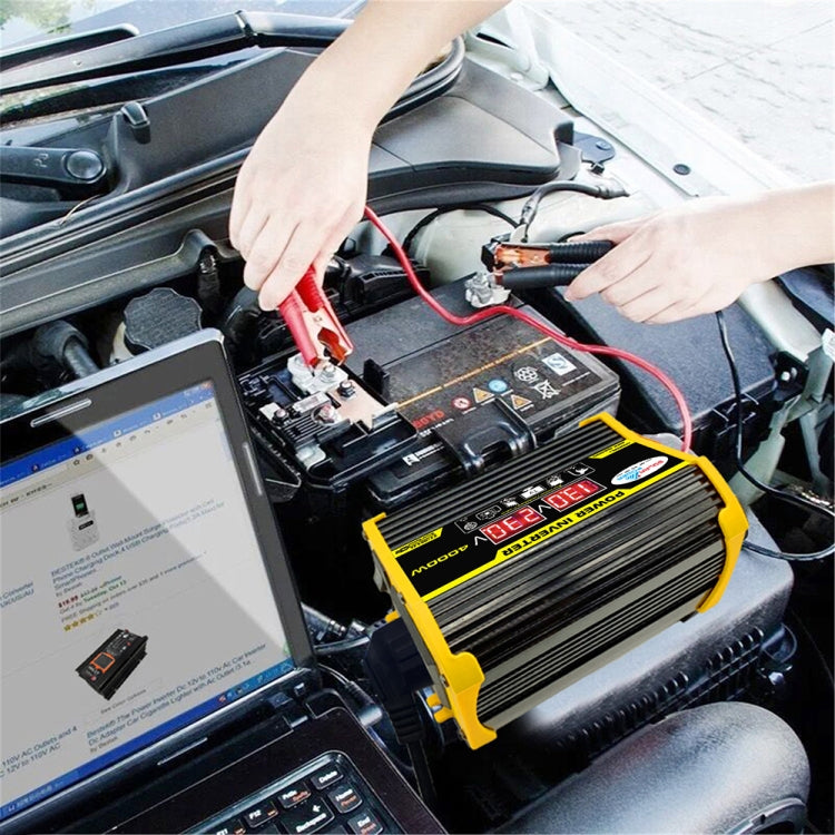 Saga Generation 2 Home Solar Generator Inverter+30A Controller+18W 12V Solar Panel, Specification: Black 12V To 110V