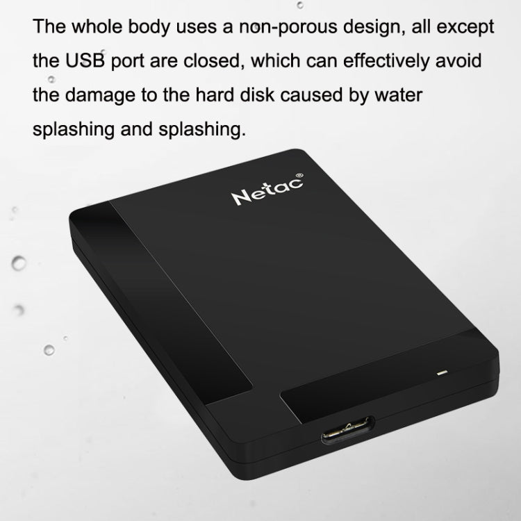 Netac K218 High Speed 2.5 Inch Software Encrypted Mobile Hard Drive, Capacity: 2TB