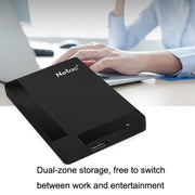 Netac K218 High Speed 2.5 Inch Software Encrypted Mobile Hard Drive, Capacity: 2TB