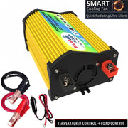Saga Generation 1 Home Solar Generator Inverter+30A Controller+18W 12V Solar Panel, Specification: Yellow 12V To 110V
