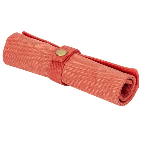Nylon Canvas Watch & Strap Portable Storage Bag(Orange)