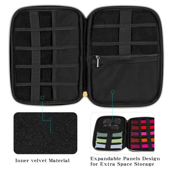 Velvet Watch Strap Watch Accessories Storage Bag, Specification: Blue L