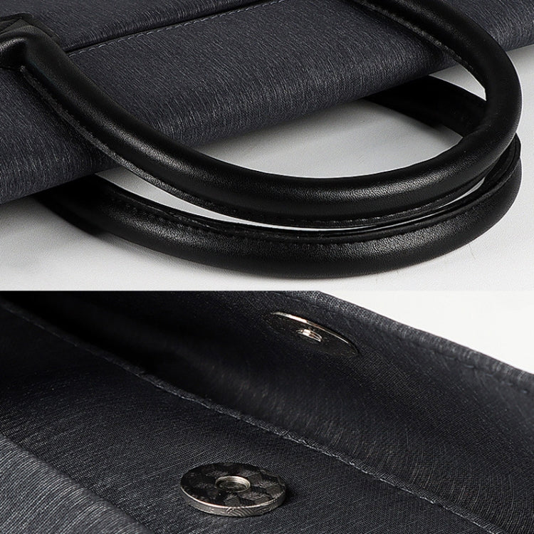ST04 Water-resistant Portable Laptop Case, Size: 13.3 inches(Navy Blue)