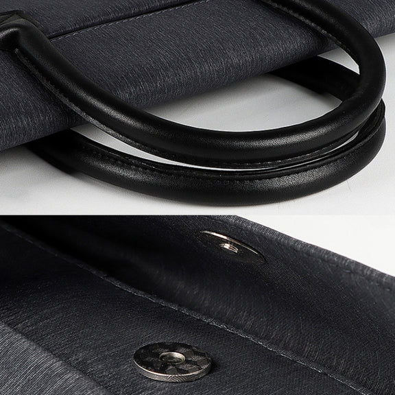 ST04 Water-resistant Portable Laptop Case, Size: 13.3 inches(Navy Blue)