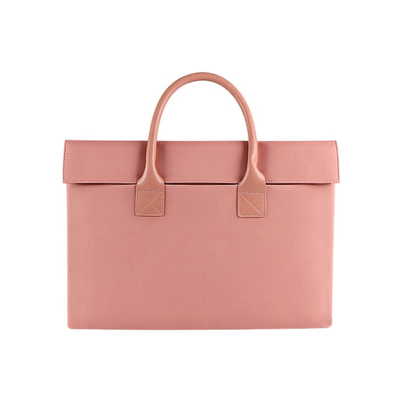 ST04 Water-resistant Portable Laptop Case, Size: 15.6 inches(Beauty Pink)