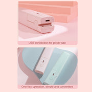 GLS-006 Dual-use Mini electric Splint for Straight and Curly Hair(Cherry Pink)