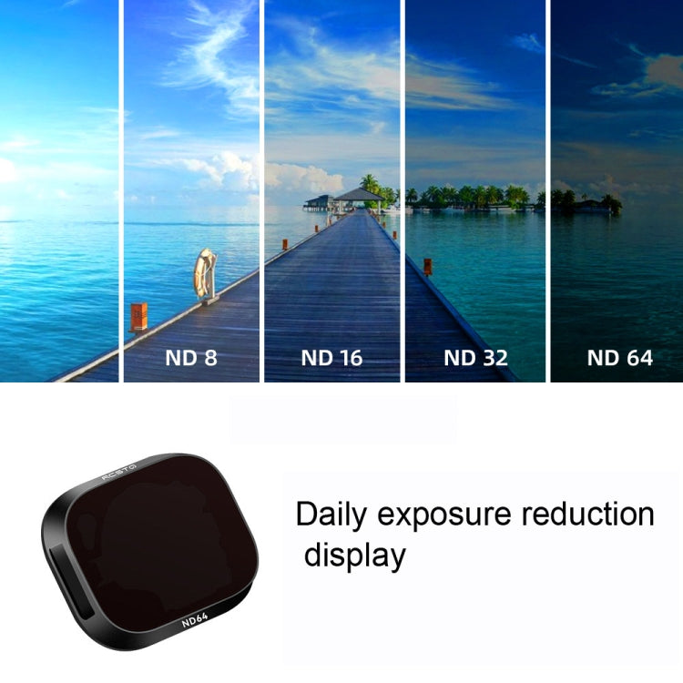RCSTQ Aluminum Alloy Adjustable Filter Accessories for DJI Mini 3 Pro,Style: ND64