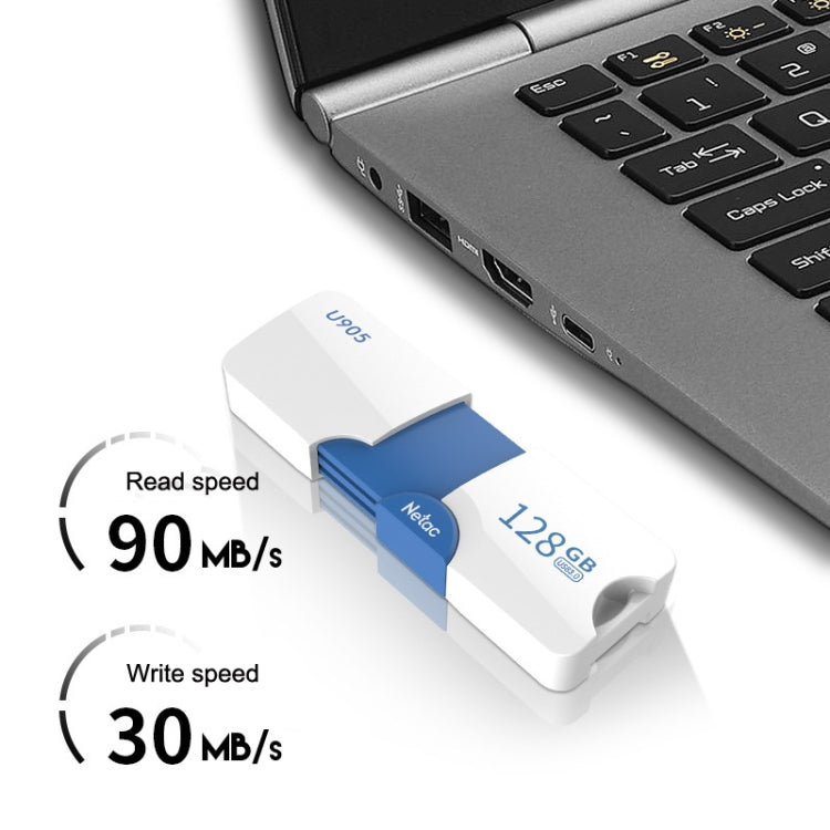Netac U905 High Speed USB3.0 Retractable Car Music Computer USB Flash Drive, Capacity: 64GB