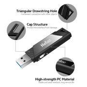 Netac U336 Protection With Lock Car High-Speed USB Flash Drives, Capacity: 128GB