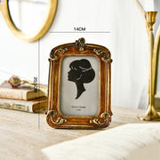 Retro Imitation Wood Home Decor Photo Frames, Spec: Square-6 inches