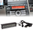 Car Inside And Outside Dual Temperature+Clock+Voltage LED Electronic Display(Orange+Blue) - free shipping - PMC TechLife - Order now!