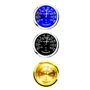 Night Light Car Thermometer Metal Ornaments(Black Thermometer)