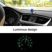 Night Light Car Thermometer Metal Ornaments(Black Thermometer)