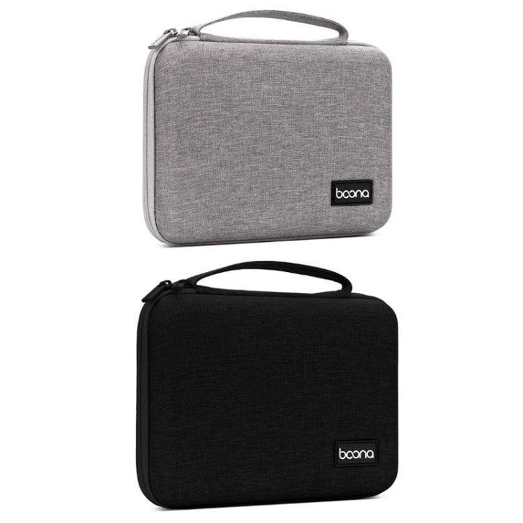 Baona BN-F018 Multifunctional Double Layer EVA Hard Shell U Disk Data Cable Storage Bag(Black)