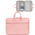 Baona BN-Q006 PU Leather Full Opening Laptop Handbag For 14 inches(Pink) - 15 inch by Baona | Online Shopping South Africa | PMC TechLife | Buy Now Pay Later Mobicred