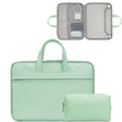 Baona BN-Q006 PU Leather Full Opening Laptop Handbag For 14 inches(Mint Green+Power Bag) - 15 inch by Baona | Online Shopping South Africa | PMC TechLife | Buy Now Pay Later Mobicred