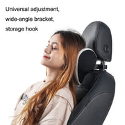 A09 Car Seat Headrest Memory Foam Comfortable Neck Pillow, Style: With Stand  (Pink)