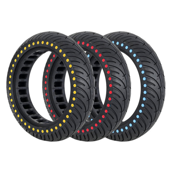 8.5 inch Color Dot Honeycomb Tire for Xiaomi Mijia M365/M365 Pro/1S(Yellow)