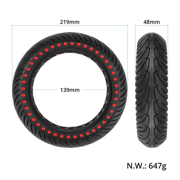 8.5 inch Color Dot Honeycomb Tire for Xiaomi Mijia M365/M365 Pro/1S(Yellow)