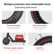 8.5 inch Color Dot Honeycomb Tire for Xiaomi Mijia M365/M365 Pro/1S(Yellow)