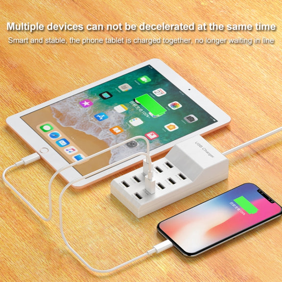 USB Multi-port Charger Mobile Phone Fast Charging Universal Fast Adapter 4 Interface EU Plug