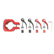 Folding Clamp For ZERO 8X 10X 11X SPEEDUAL Dualtron DT3 Thunder Electric Scooter With Pad Red