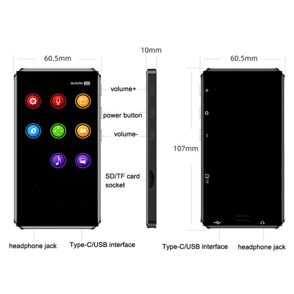 WIFI Game E-Book Touch Screen Bluetooth Mini Tablet MP3/MP4/MP5, TF Capacity: 32GB(1G DDR+8G Flash)