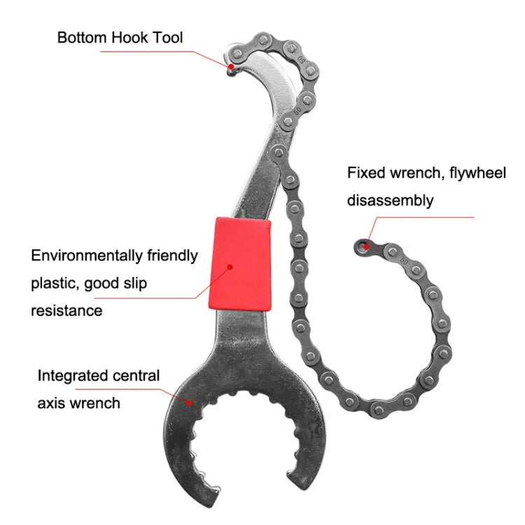 Bicycle Maintenance Tool Set Tool + 20 Teeth + 35 Grams + Interceptor + Wrench