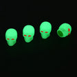 1 Sets Car Tire Luminous Valve Cap Motorcycle Skull Valve Core Cap(Green) - Tire Valve Caps by PMC TechLife | Online Shopping South Africa | PMC TechLife | Buy Now Pay Later Mobicred
