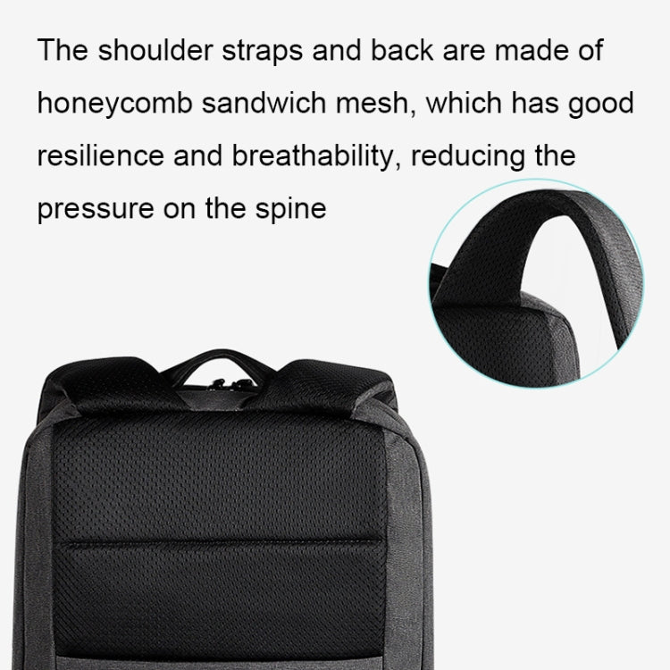 SJ08 Business Large Capacity Laptop Bag(Deep Space Gray)