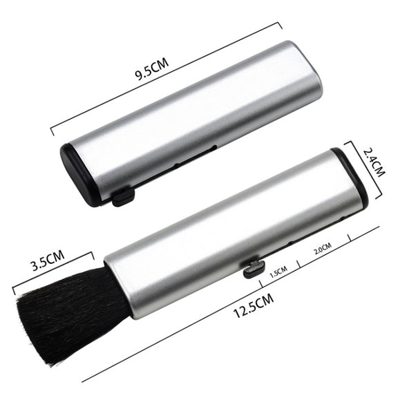 10 PCS Car Air Conditioner Air Outlet Telescopic Cleaning Brush, Color: Black