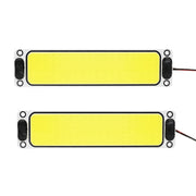 2PCS Car Cab LED Reading Light COB Truck Interior Light Dome Lamp(White Light)